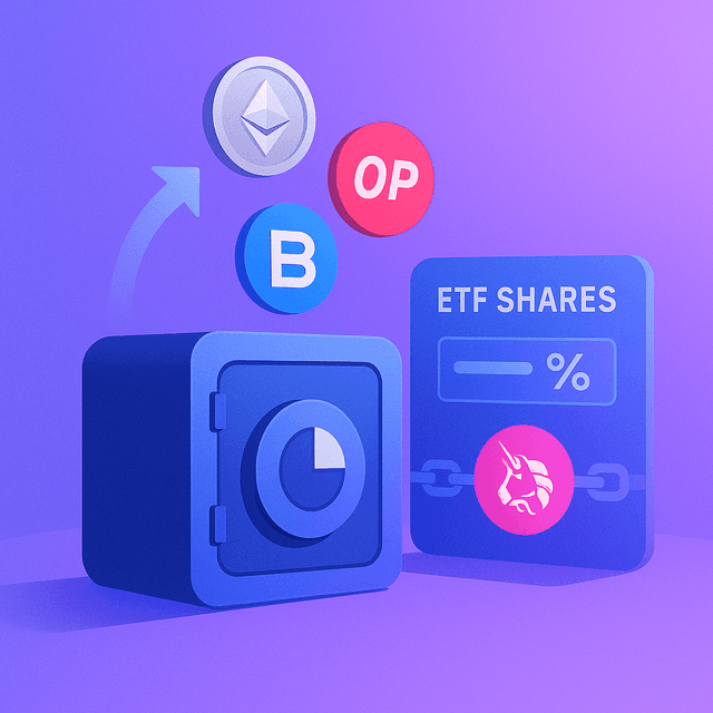 Illustration of depositing assets